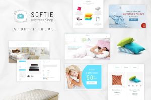 Download Softie | Beds & Mattress Shopify Theme Responsive & Fully CUstomizable Pillow, Mattress and Bed Shop Shopify Theme. Sofa Covers, Interiors.