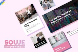 Download Souje - Personal WordPress Blog Theme Memorable and deterministic design makes the difference. Souje has been created in that way.
