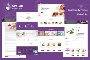 Download Spa Lab - Spa & Beauty Cosmetics Shop ShopifyTheme Beauty business and products,aesthetic property,elegance,makeup industry,minimalist serum,store,spa.