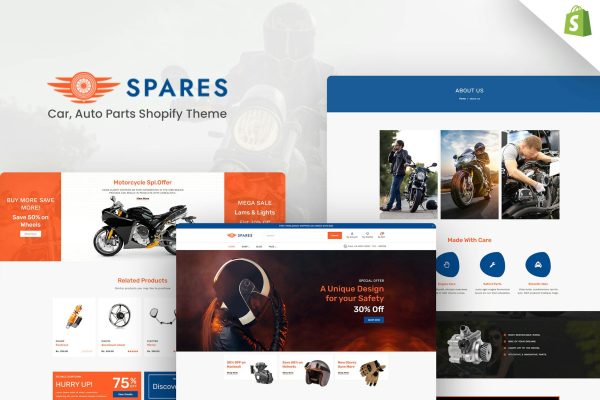 Download Spares - Car, Auto Parts,Automotive Shopify Theme Lubrication system,Spare Components,Car Replacement Parts,Motor Parts,Automobile Spare Parts,Auto.