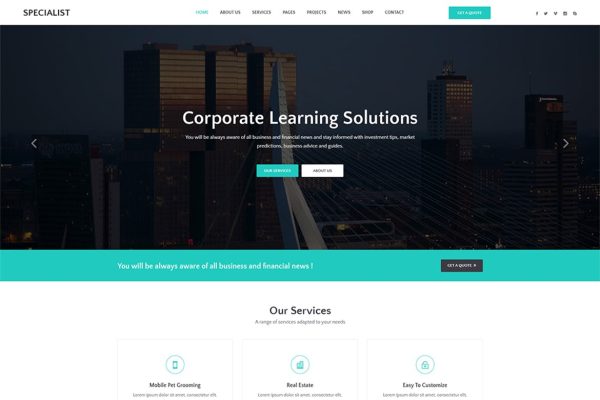 Download Specal - Financial, Consulting WordPress Theme advisor, analytical, audit, broker, brokerage, business, business wp, company, consulting, consulti