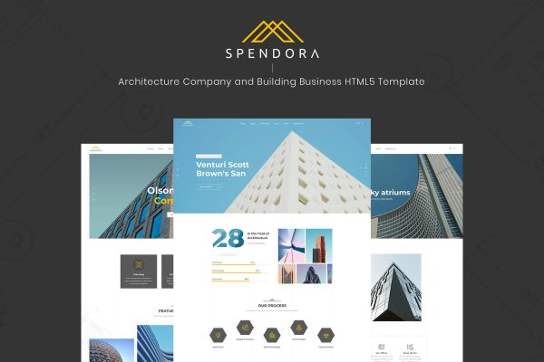 Download Spendora - Architecture and Building HTML Template Architecture, Interior Design, Home Decor, Decoration, Art Decor, free ecommerce portfolio