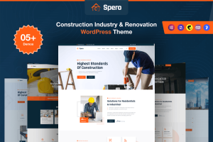 Download Spero - Construction Industry WordPress Theme Construction Industry WordPress Theme