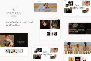 Download Splendour Jewelry & Watches WordPress Theme