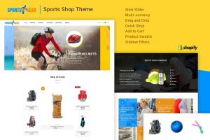 Download Sports Gear - Sports Shop Shopify Theme Sports, Adventure & Outdoor Shopify Theme. Sectioned, Drag & Drop, Easy to Customize Friendly Theme.