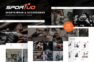 Download Sportuo - Sports Wear & Accessories Shopify Theme Sports Wear & Accessories Responsive Shopify Theme
