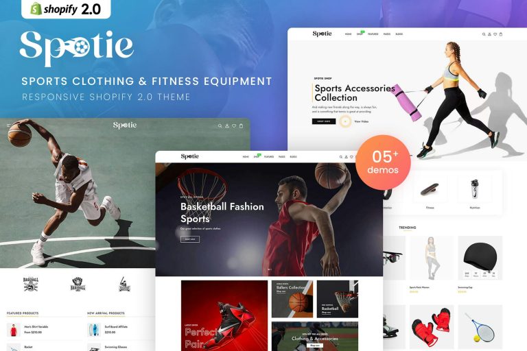 Download Spotie - Sports & Fitness Equipment Shopify Theme Sports Clothing & Fitness Equipment Shopify 2.0 Theme