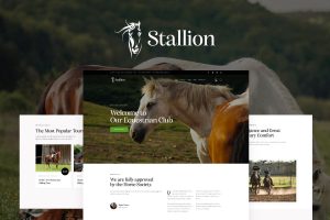 Download Stallion An Equestrian Club and Horse Riding School WordPess Theme