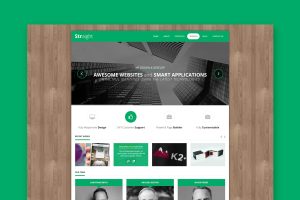 Download Straight - Creative Flat HTML Template Creative Flat HTML Template