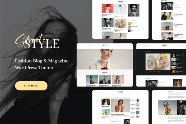 Download Street Style Fashion & Lifestyle Personal Blog WordPress Theme