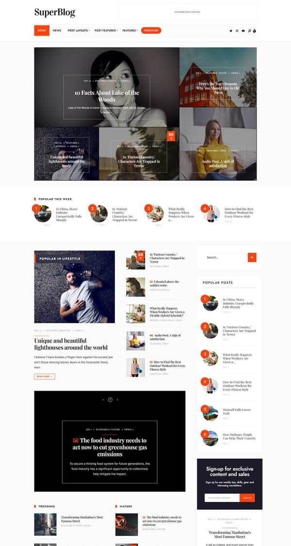 Download SuperBlog - Powerful Blog & Magazine Theme User-friendly, Elementor-compatible WordPress blog theme for any online magazine