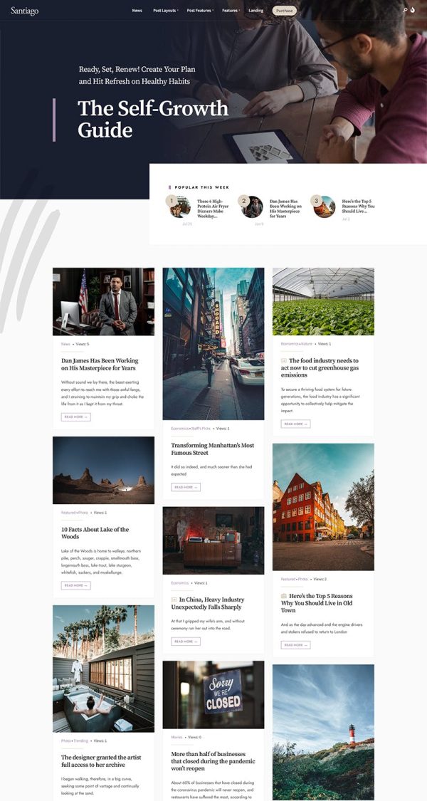 Download SuperBlog - Powerful Blog & Magazine Theme User-friendly, Elementor-compatible WordPress blog theme for any online magazine