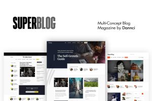 Download SuperBlog - Powerful Blog & Magazine Theme User-friendly, Elementor-compatible WordPress blog theme for any online magazine