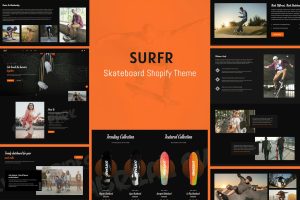 Download Surfr - Skateboard Single Product Shopify Theme Skating, Fun Games and Entertainment Sports & Adventure Sport Responsive eCommerce Shopify Template
