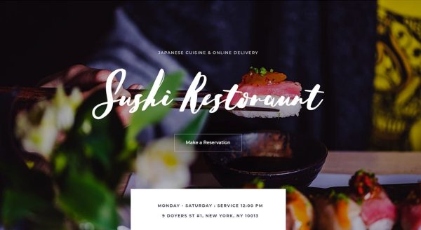 Download Sushico - Sushi  Restaurant WordPress Theme Sushi and Asian Food Restaurant WordPress Theme