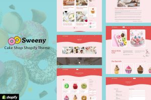 Download Sweeny - Cake Shop & Cafe Bakery Shopify Theme Responsive Shop Theme for Cakes, Cookies, Ice Creams, Juices, Chocolates & Bakery eCommerce Business