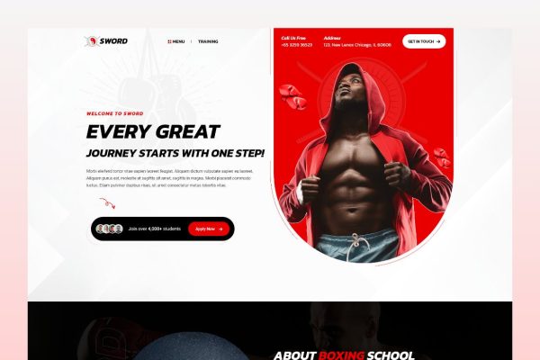 Download Sword - Martial Arts Boxing WordPress Theme Karate, Boxing & Mixed Martial Arts Training WordPress Theme