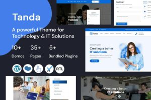 Download Tanda - Technology & IT Solutions WordPress Theme Newest Technology and IT Solutions WordPress Theme in 2023