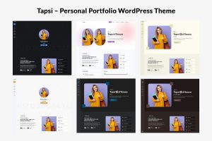 Download Tapsi – Personal Portfolio WordPress Theme creative portfolio, cv, designer portfolio, elementor, freelace portfolio, freelance