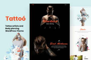 Download Tattoo - WordPress Theme The Ultimate Niche WordPress Theme for Tattoo and Piercing Artists