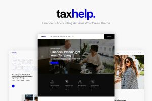 Download Tax Help Finance & Business Accounting Adviser WordPress Theme