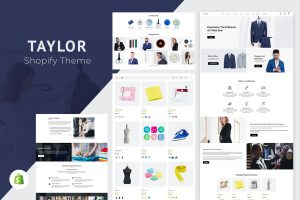 Download Taylor - Modern Shopify Fashion Theme Responsive Fashion Shopify Store Template. Simple Clean Clothing, Apparels eCommerce Shop Template