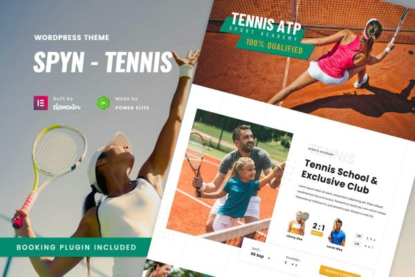 Download Tennis Club WordPress Theme Tennis Club Reservation, More Payment Options | Matches, Events & Time Schedule Management