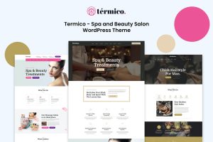 Download Termico - Spa and Beauty Salon WordPress Theme Termico theme specially built for Beauty, Spa, Salons, Yoga, Barbershop, Care, Hair, Health, Massage