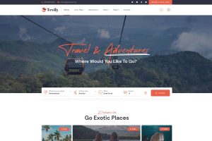 Download Tevily - Travel & Tour Booking WordPress Theme