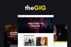 Download The Gig Stand-up Club & Night Bar WordPress Theme