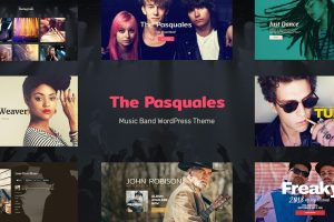 Download The Pasquales - Music Band, DJ and Artist WP Theme WordPress Theme for Music Industry