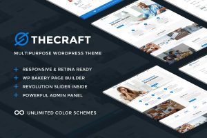 Download TheCraft - Responsive Multipurpose WordPress Theme Powerful and modern WordPress theme with tons of customization options inside