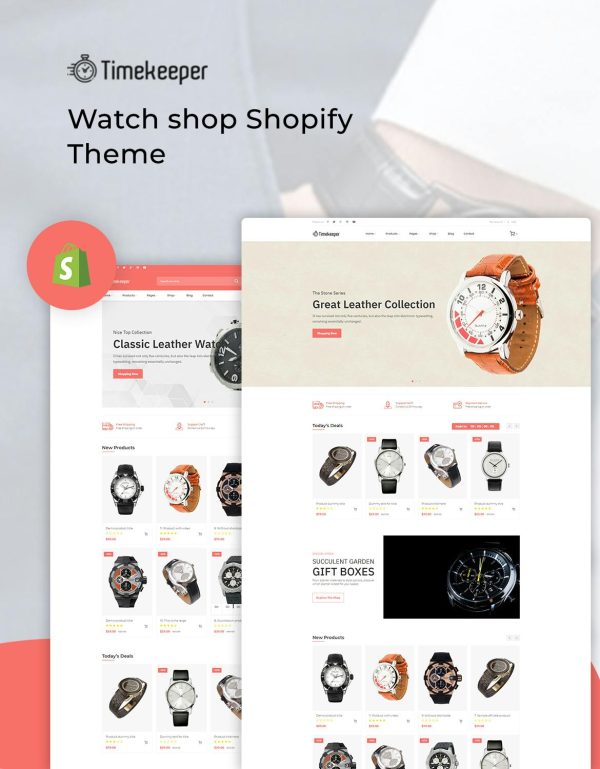 Download Timekeeper - Watch Store Shopify Theme Watch Store Shopify Theme is a responsive watch store Shopify theme