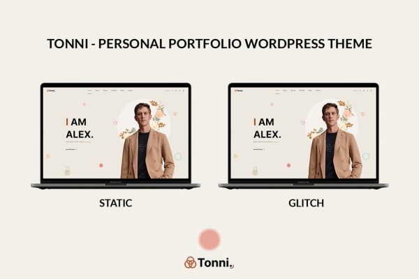 Download Tonni - Personal Portfolio WordPress Theme agency, clean, elementor, freelancer, minimal, modern, multipurpose, onepage, professional, vcard