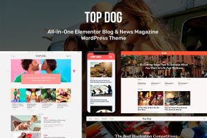 Download Top Dog All-in-One Elementor Blog & Magazine WordPress Theme