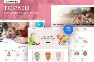 Download Topkid - Baby Clothes & Accessories Shopify Theme Baby Clothes & Accessories Shopify Theme