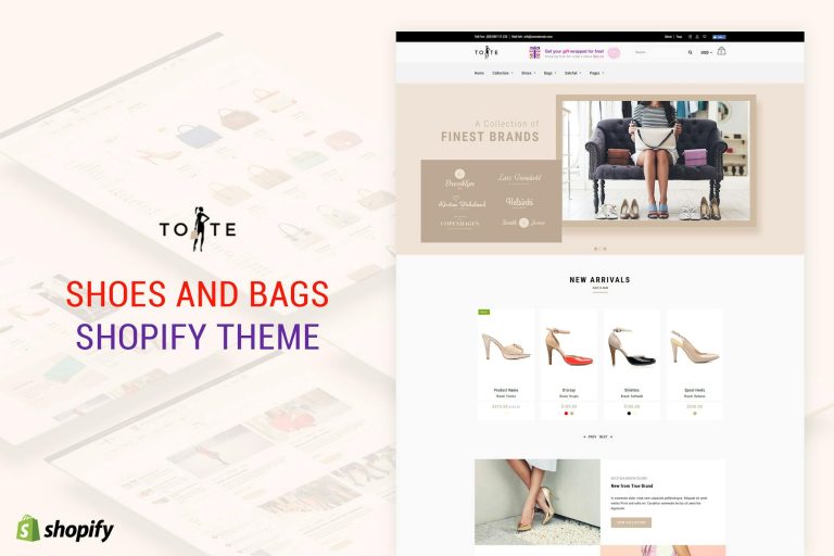 Download Tote | Shoes and Bags Shopify theme Sectioned Shopify Theme for Girly Accessories, Handbags, Clothing, Beauty Products Shopping Websites