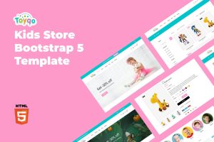 Download Toyqo - Kids Store Bootstrap 5 Template Toyqo Bootstrap template not only has an elegant look, but it also contains tons of amazing features
