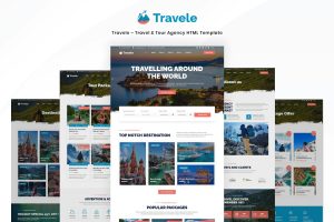 Download Travele – Travel & Tour Agency HTML Template Travel & Tour Agency HTML Template