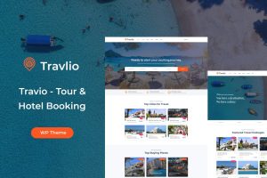 Download Travlio - Travel Booking WordPress Theme