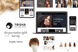 Download Trisha | Hair Weave, Wig Shopify Theme Hair Wig, Hair Weave & Salon eCommerce Shop Theme. Spa, Beauty & Cosmetics, Hair Care Shopify Theme
