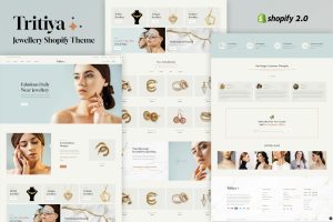 Download Tritiya - Modern Jewelry Store Shopify Theme Jewellery ecommerce shop, Technology, dropshipping, 2.0, Branded, Fashion websites, Beauty, Cosmetic