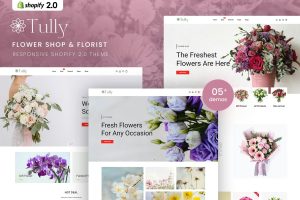 Download Tully - Flower Shop & FloristShopify 2.0 Theme Flower Shop & Florist Responsive Shopify 2.0 Theme