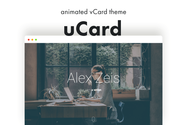 Download uCard - Animated vCard WordPress Theme Show off your resume and portfolio in a beautiful way to attract your visitors.