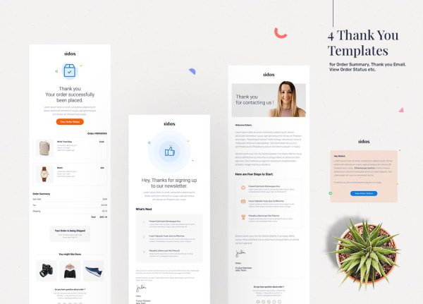 Download Udos - Multipurpose Responsive E-Newsletter Email Udos is modern & sleek Email Template design It has 11 Mailchimp & Campaign Monitor Ready Html Page