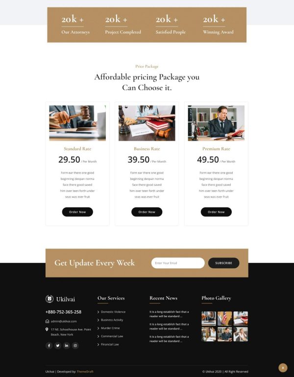 Download Ukilvai - Lawyer & Attorney WordPress Theme For Lawyers, Law Firm & Law Sites, Law Consulting Services, Law Office