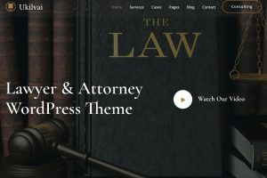 Download Ukilvai - Lawyer & Attorney WordPress Theme For Lawyers, Law Firm & Law Sites, Law Consulting Services, Law Office