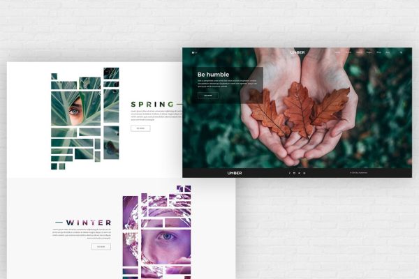 Download Umber | Photography HTML5 Template Photography free ecommerce portfolio landing page blog dashboard bootstrap animated