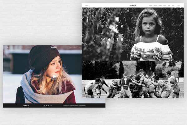 Download Umber | Photography HTML5 Template Photography free ecommerce portfolio landing page blog dashboard bootstrap animated