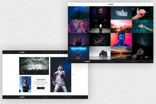 Download Umber | Photography HTML5 Template Photography free ecommerce portfolio landing page blog dashboard bootstrap animated